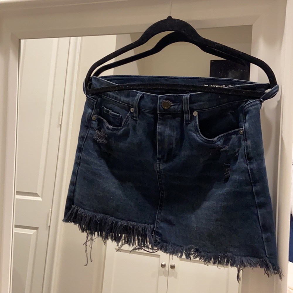 Blank NYC Jean Skirt Dark Blue - Picture 3 of 8